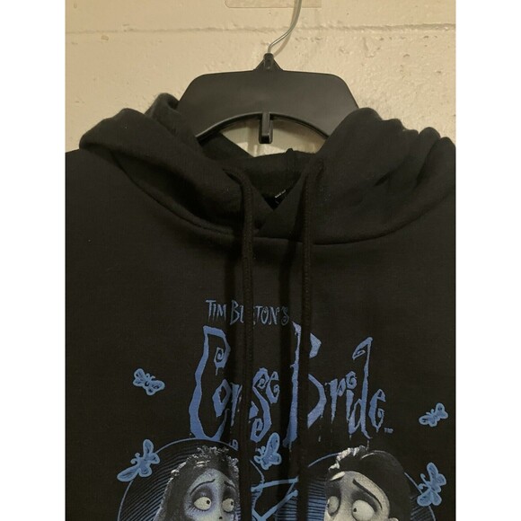 CORPSE BRIDE Licensed Adult Pullover Hooded Sweatshirt Hoodie Size M MEDIUM - Picture 8 of 14